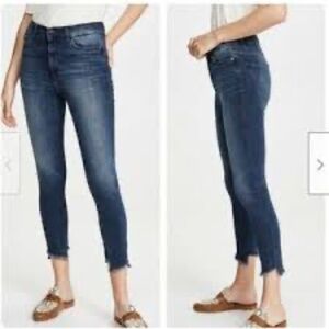 DL1961 Marianna Hewitt Farrow Cropped High Rise Instasculpt Pomona Skinny Jeans